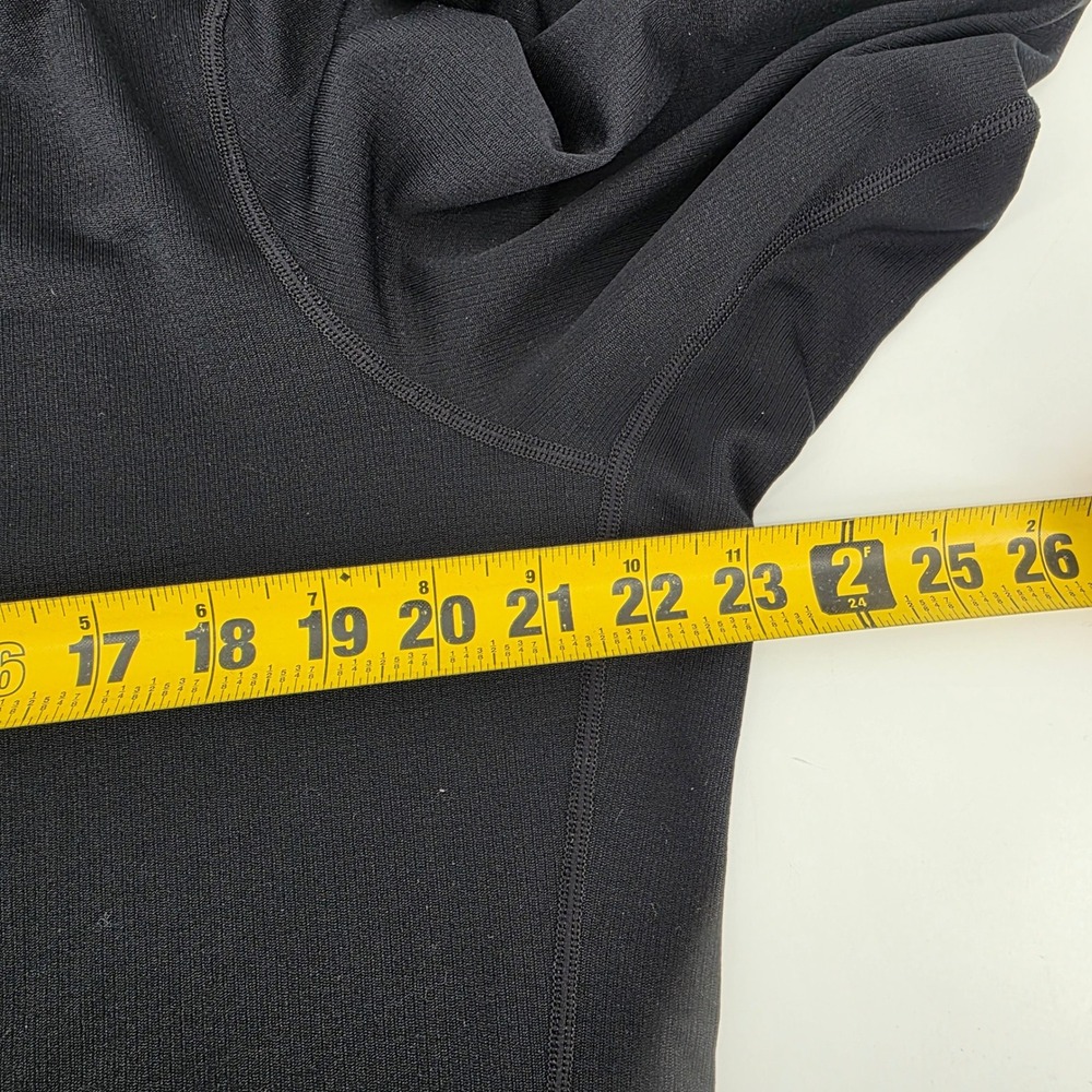 REI Womens XL Black Quarter Zip Pullover Base Layer Top Performance Lightweight - Picture 5 of 5